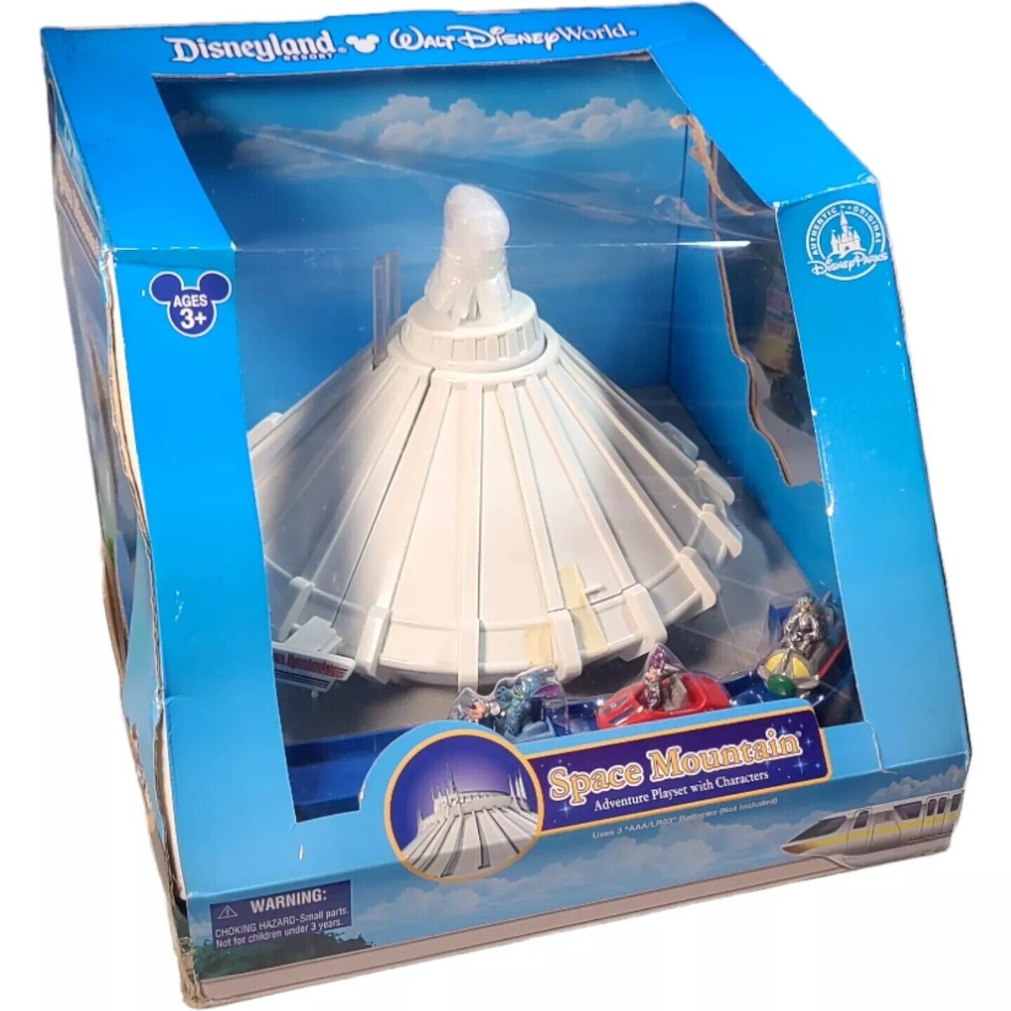 Disney SPACE MOUNTAIN Monorail Playset NEW Tomorrowland RETIRED Rare Sealed VTG