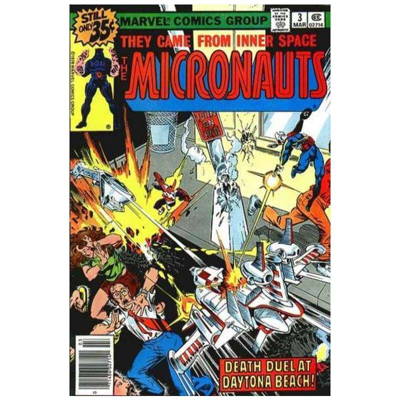 Micronauts #3  - 1979 series Marvel comics Fine+ Full description below [t/
