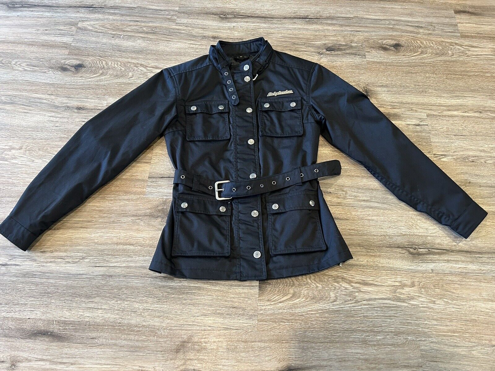 Vintage Y2K Harley Davidson Women’s Messenger Textile Riding Jacket NWOT SIZE-SW