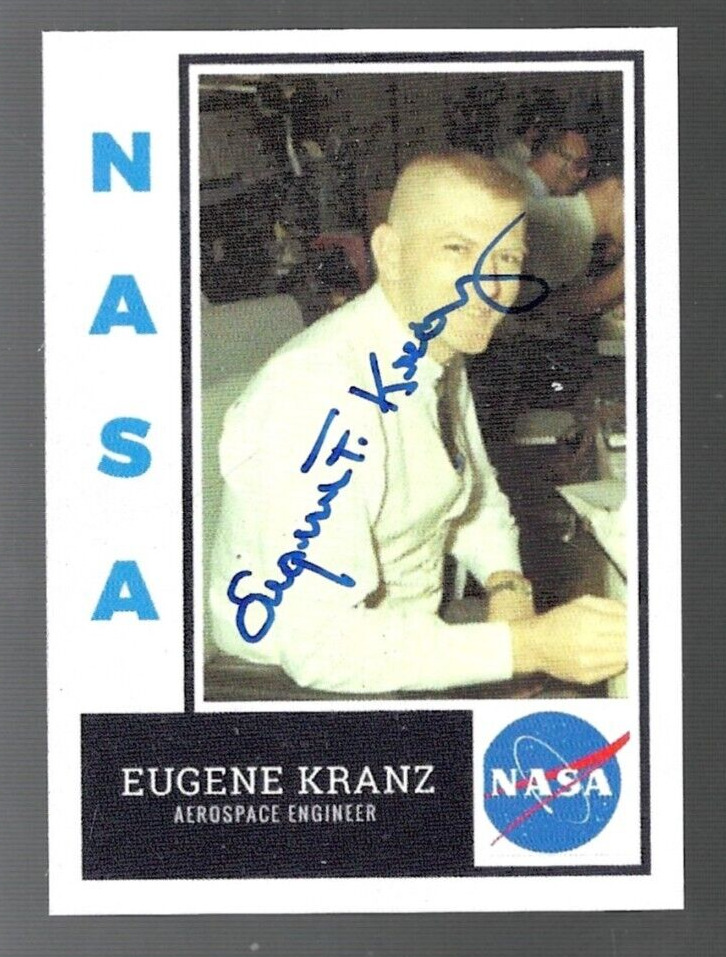 Eugene \'Gene\' Kranz Signed CUSTOM Card NASA Engineer/ Director Autographed