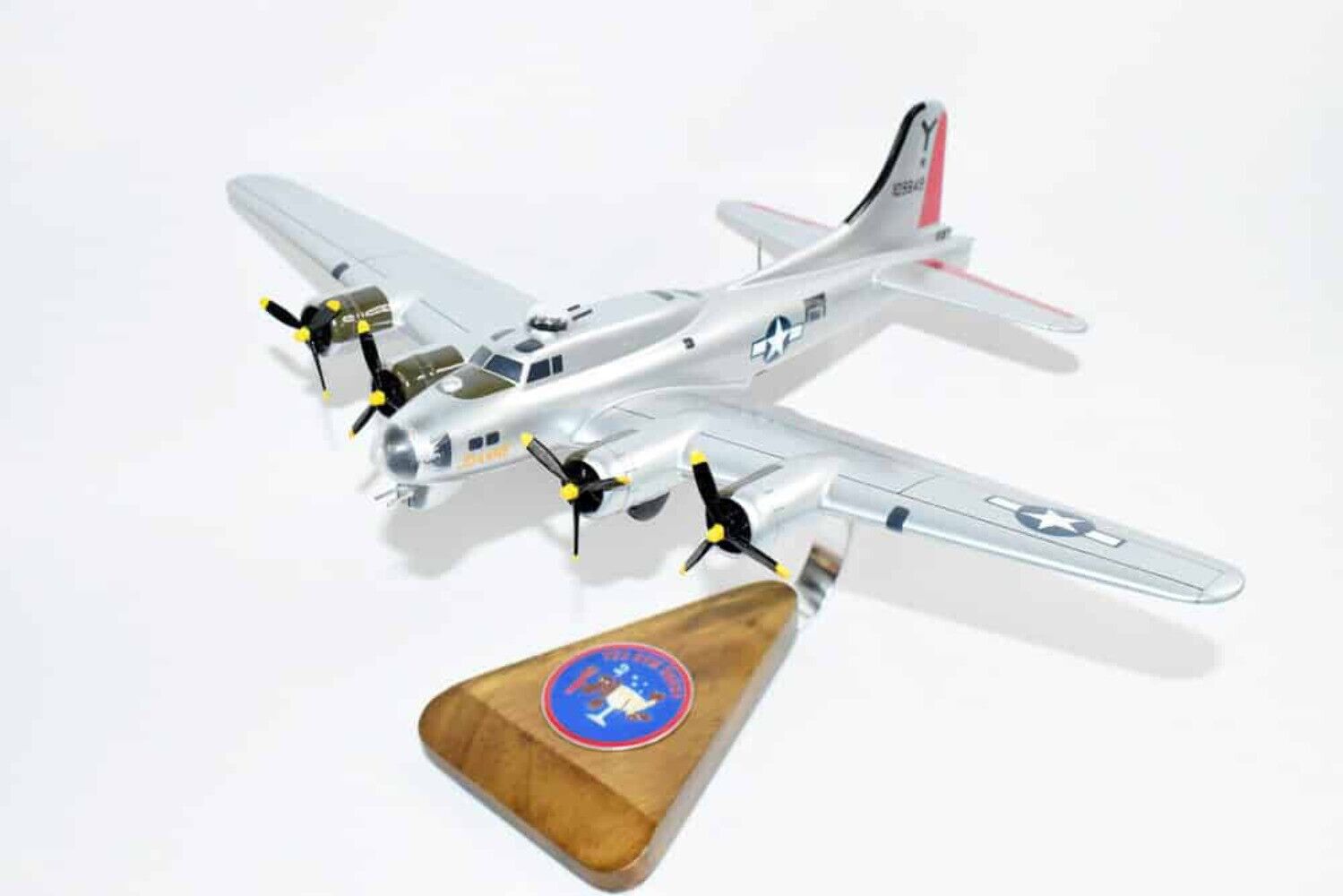 483rd Bombardment Group Rum Hound B-17 Joanne, Mahogany, WWII, 1/69th Scale