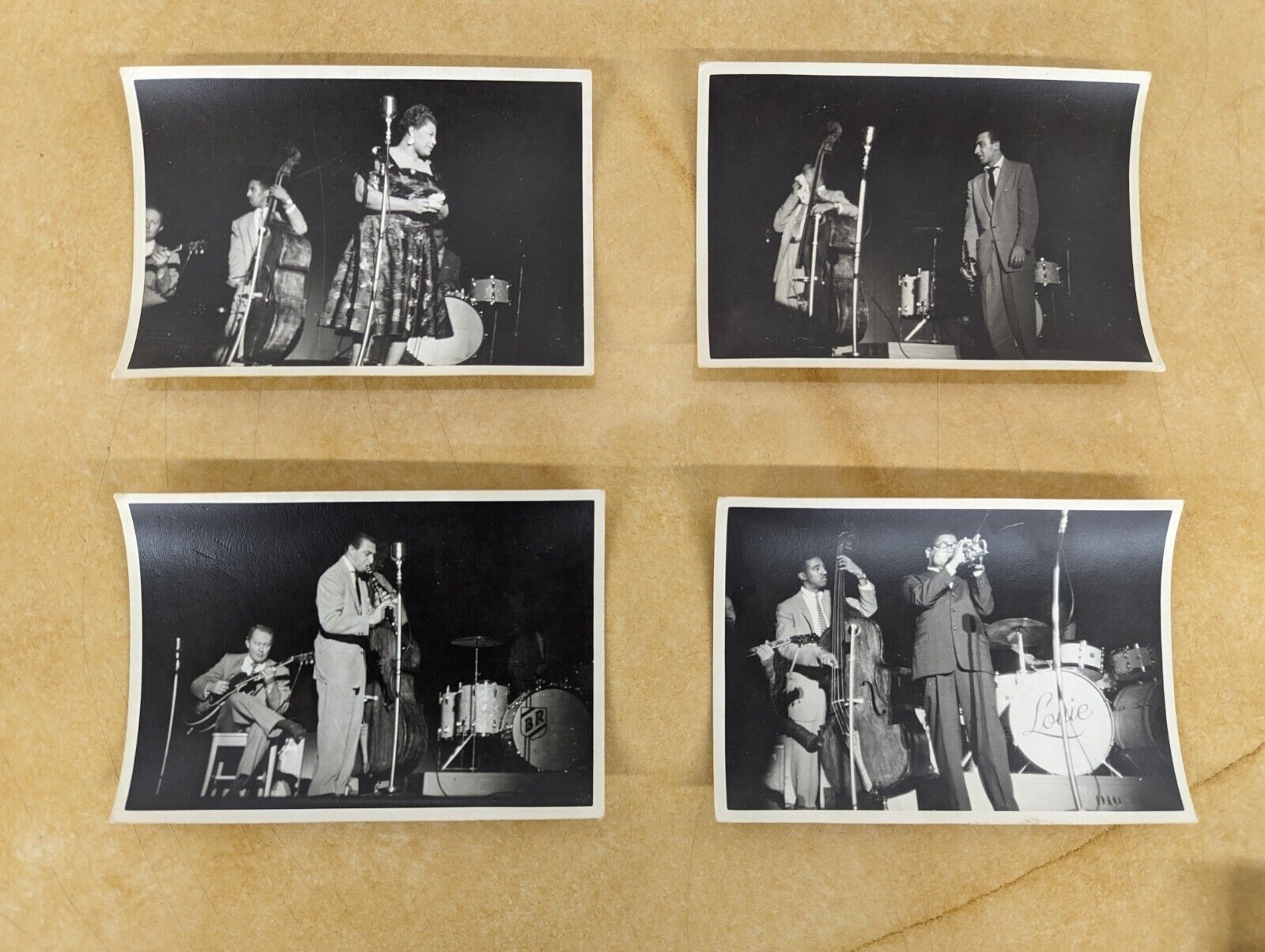 19 Original JAZZ Photographs 1954 JATP Unpublished- Ella, Dizzy, Buddy, Louie