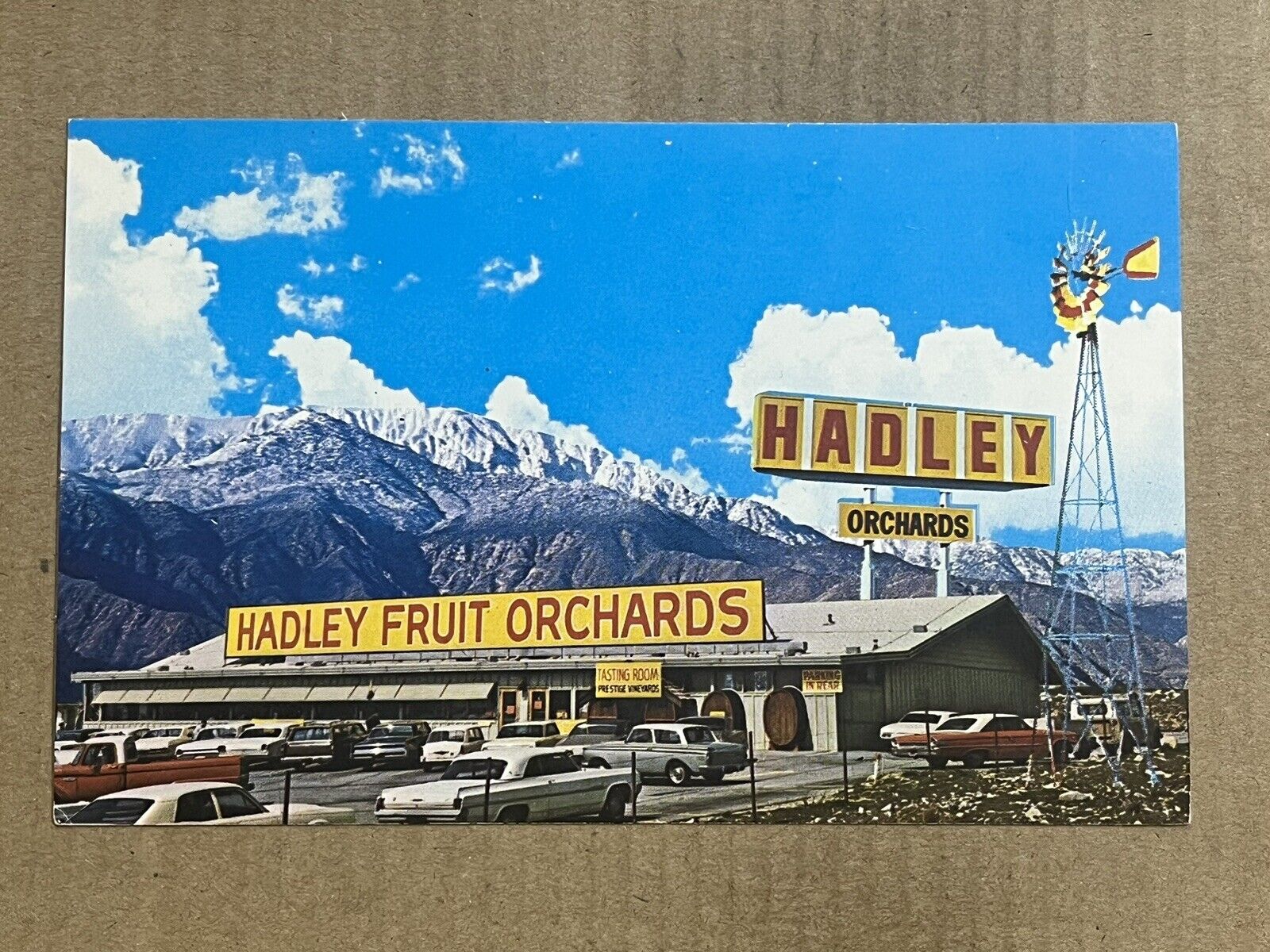 Postcard Cabazon CA California Hadley\'s Fruit & Nut Orchards Advertising Vintage