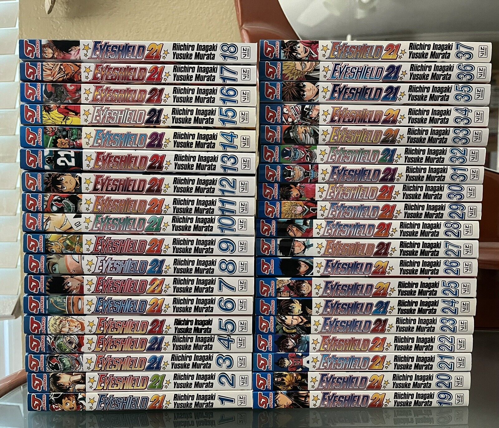 Eyeshield 21 Manga Volumes 1-37 Complete English By Riichiro Inagaki 🏈