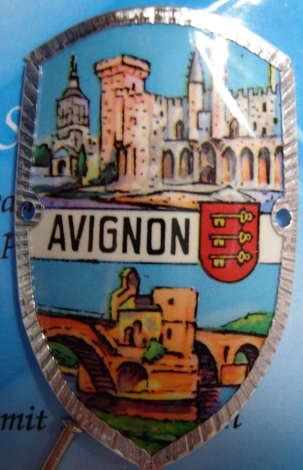 France Avignon new badge mount stocknagel hiking medallion G9742