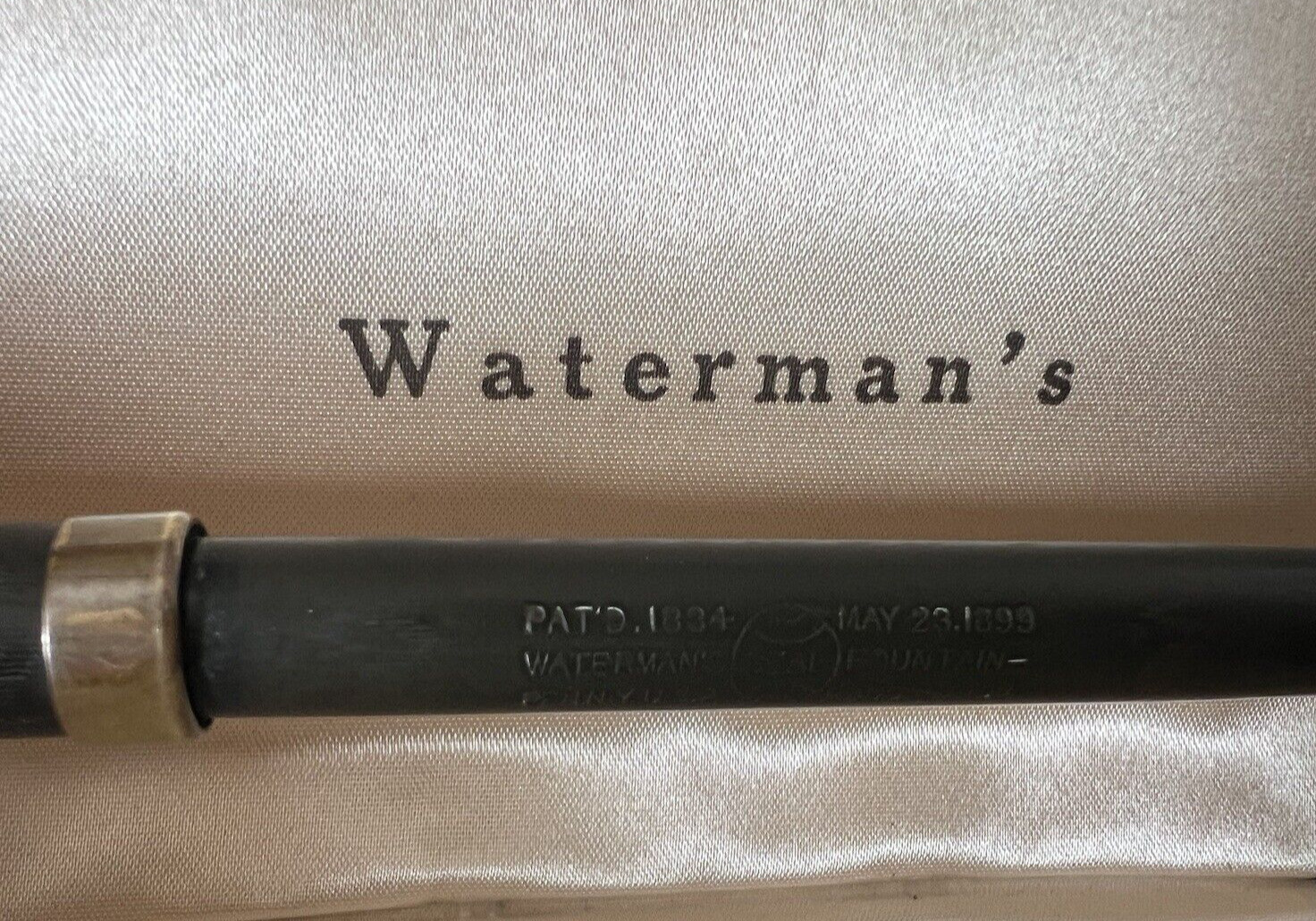 WATERMAN'S Ideal 12 Pen Fountain Pen Pouch Refilling Marking Antique Of 1903