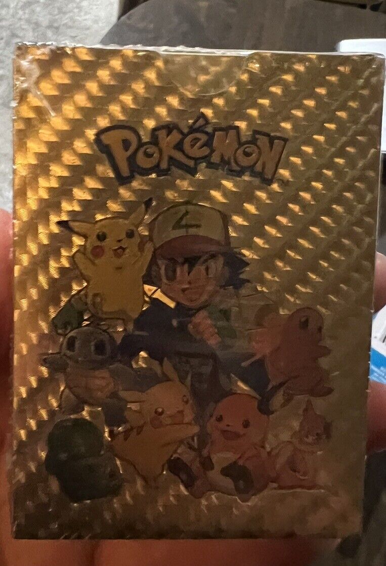 Pokémon Rare Gold Foil Card Box Set 55 Cards. (SEALED)
