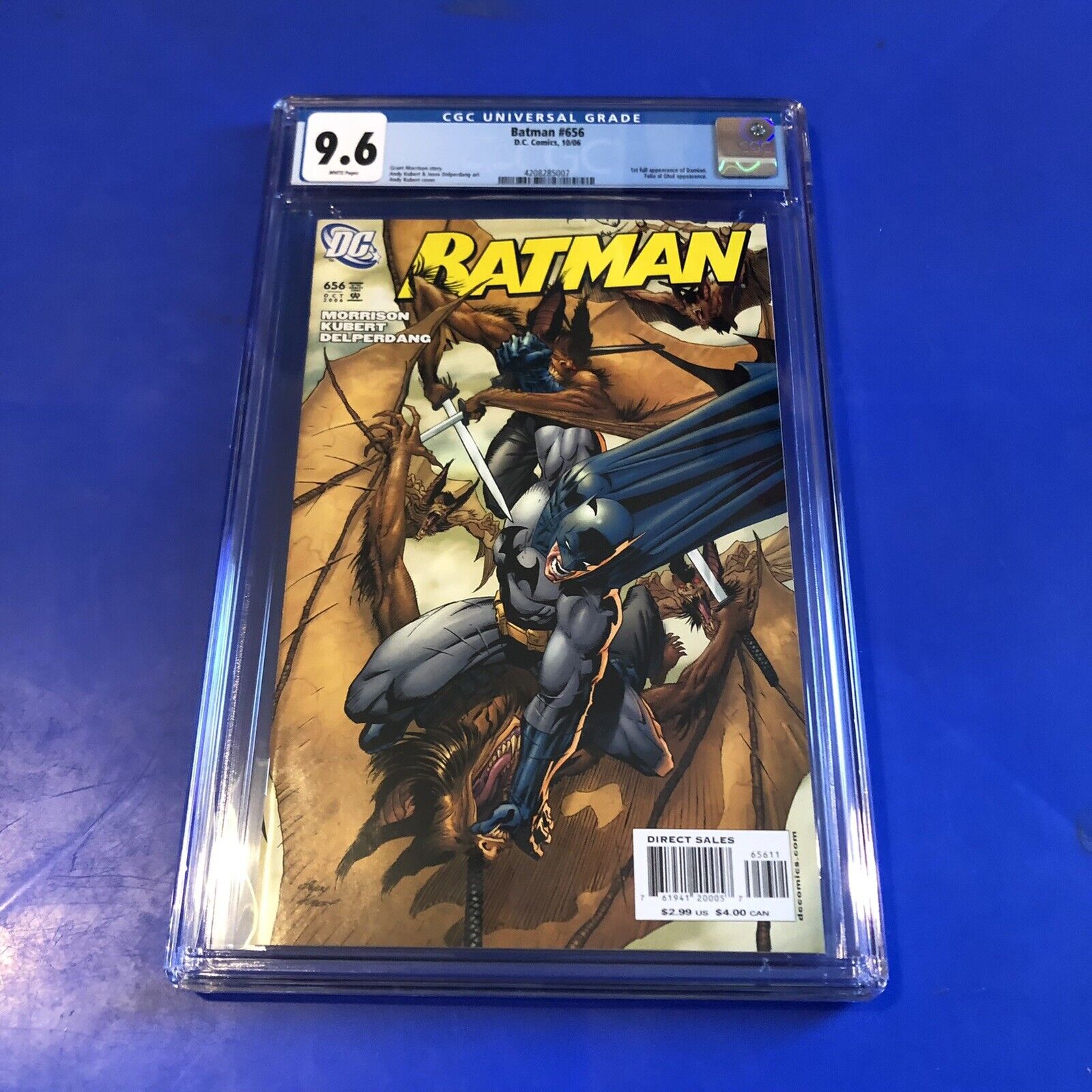 BATMAN #656 CGC 9.6 1st PRINT 1ST FULL APPEARANCE DAMIAN WAYNE DC Comic DCU 2006
