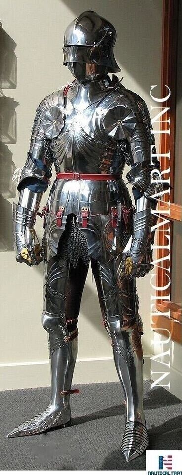 Gothic Suit Armor Medieval Full Body armor Wearable Costume Stainless Steel