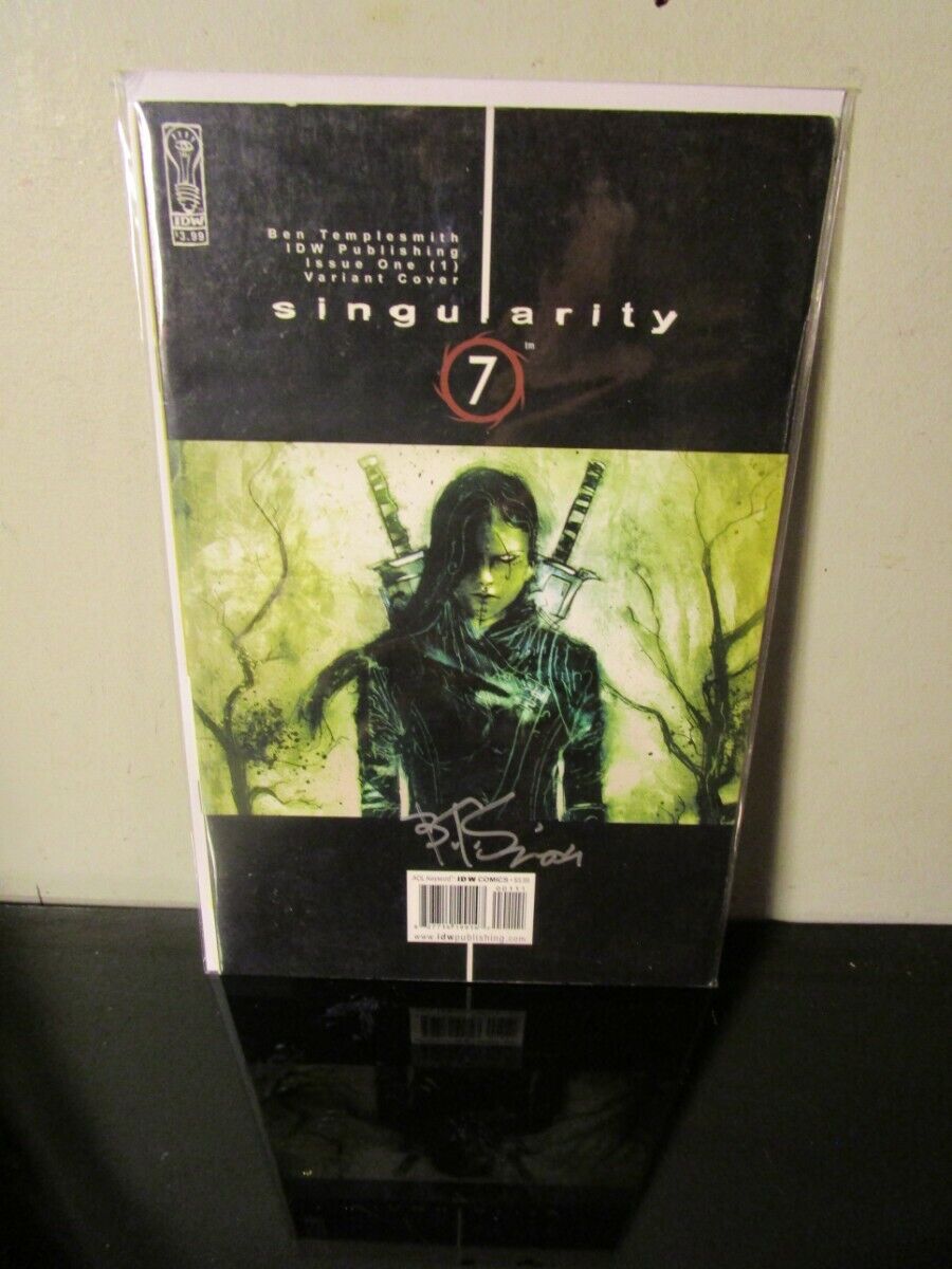 SINGULARITY 7 #1 SIGNED BY BEN TEMPLESMITH IDW BAGGED BOARDED