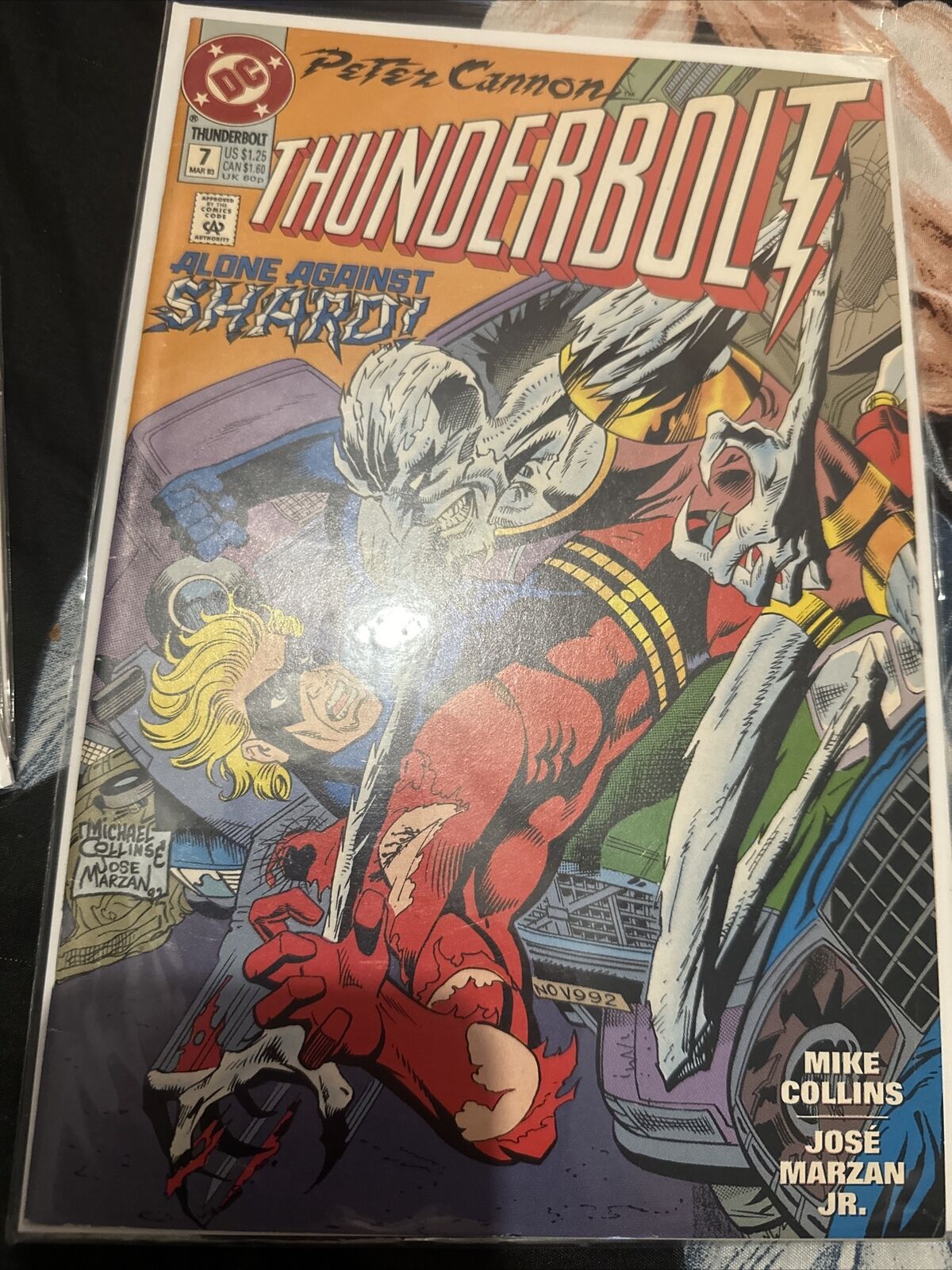 Peter Cannon Thunderbolt #7 Alone Against Shard 1993 Comic DC Comics
