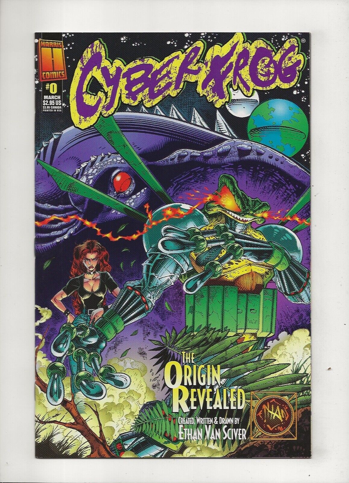 Cyberfrog #0 (1997) Ethan Van Sciver High Grade NM- 9.2