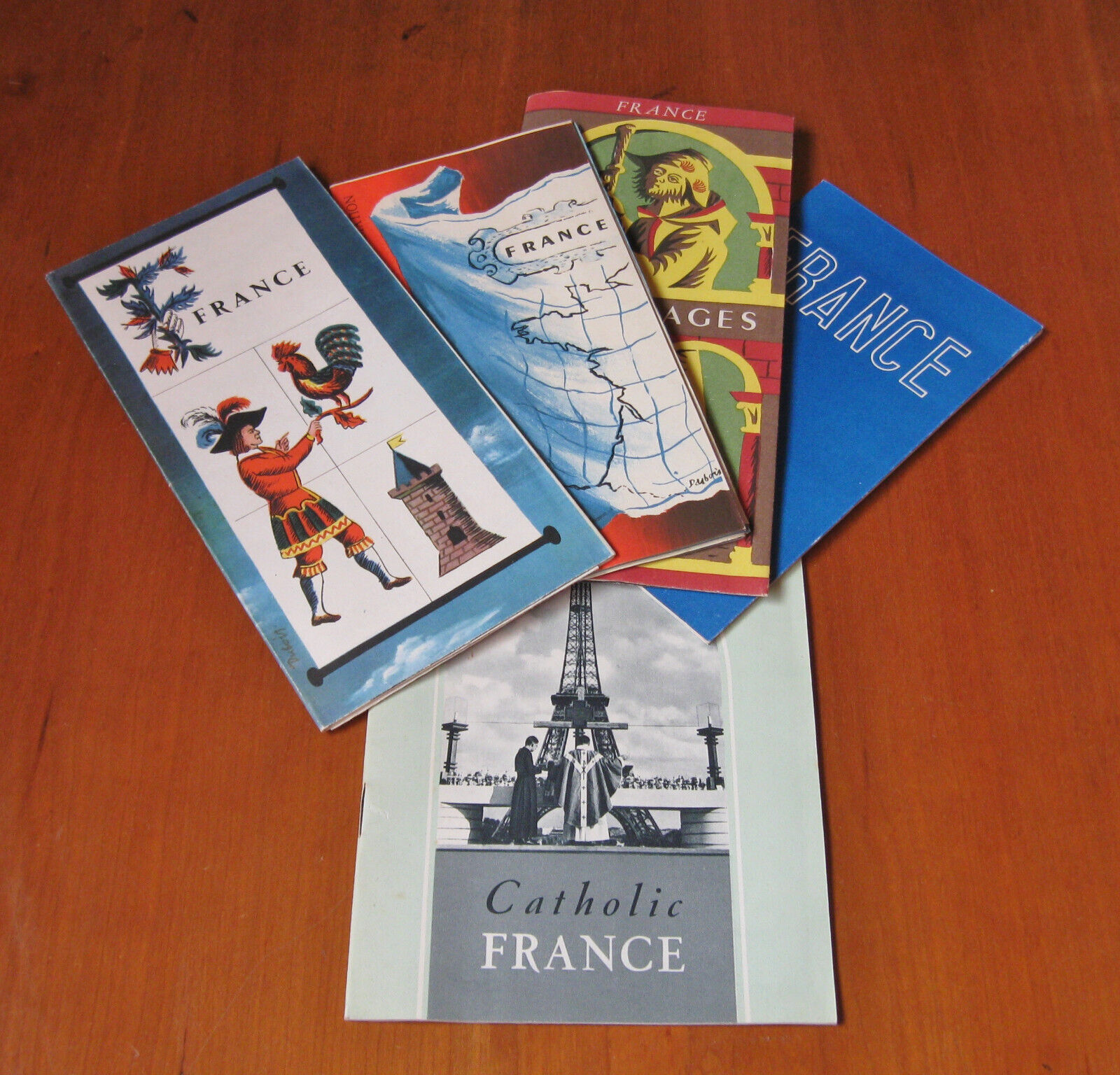 Vintage France French Souvenir Brochures Travel Guide Great for French History