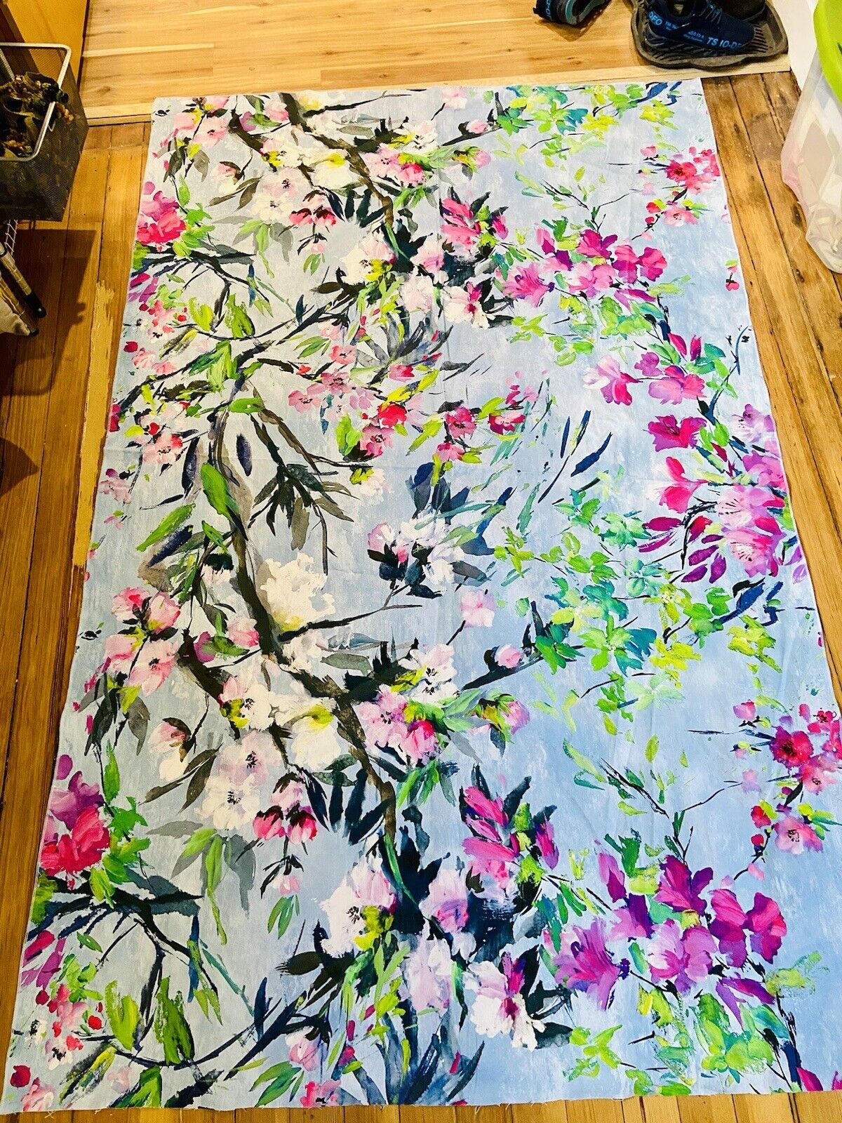 Designers Guild Rare 100% Cotton,Spring Floral Fabric  88”x54 almost 3 Yards