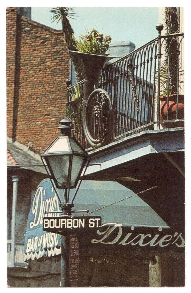 New Orleans Louisiana c1960\'s Dixies Bar of Music, Bourbon Street