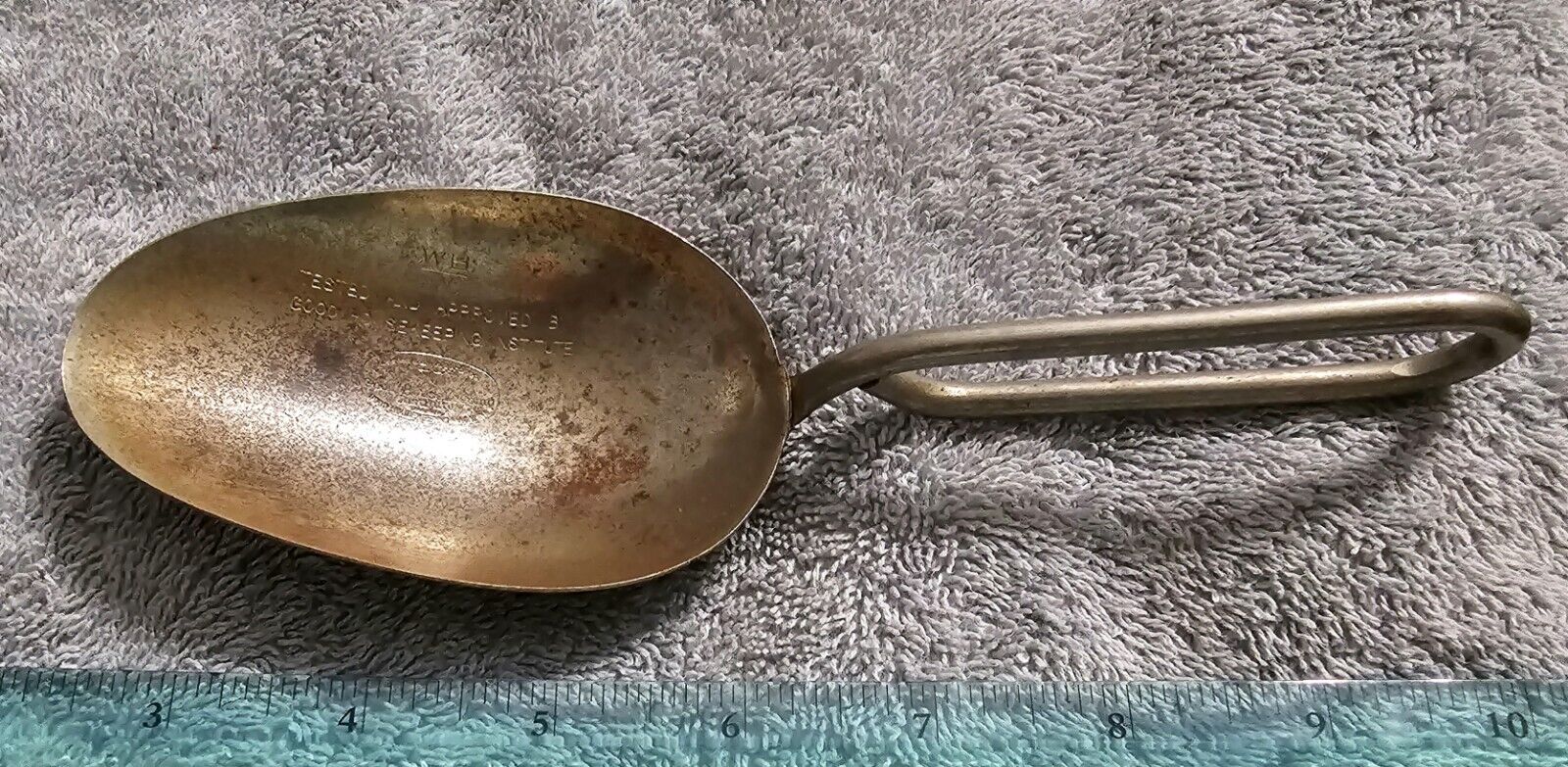 Vintage Metal Scoop 1/4 Cup Measuring Spoon Good Housekeeping Institute