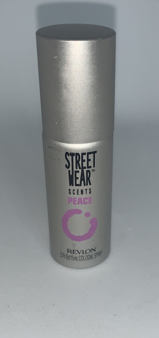 Revlon Street Wear Scents PEACE  .5 oz Cologne Spray Perfume For Women