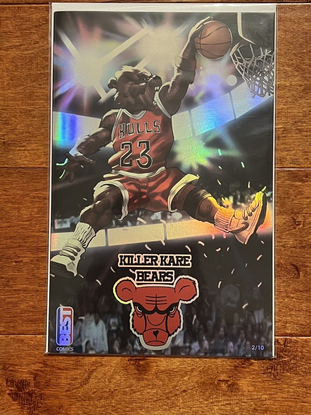 Killer Kare Bears #1 Michael Jordan Homage Foil #2/10 Basketball Chicago Bulls