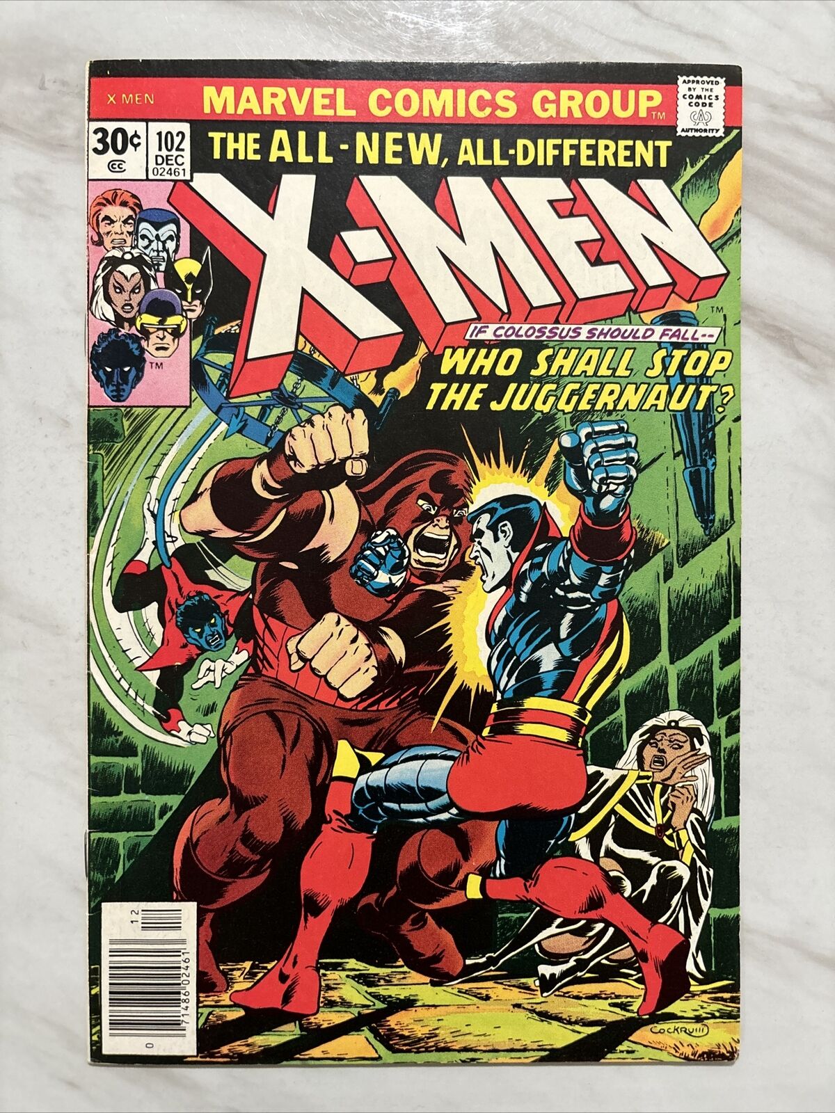 Uncanny X-Men #102 (1976) 1st Juggernaut v Colossus • Origin of Storm Marvel 🔑