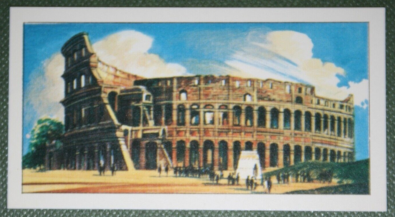 COLOSSEUM  ROME  Vintage 1960\'s  Illustrated Card   