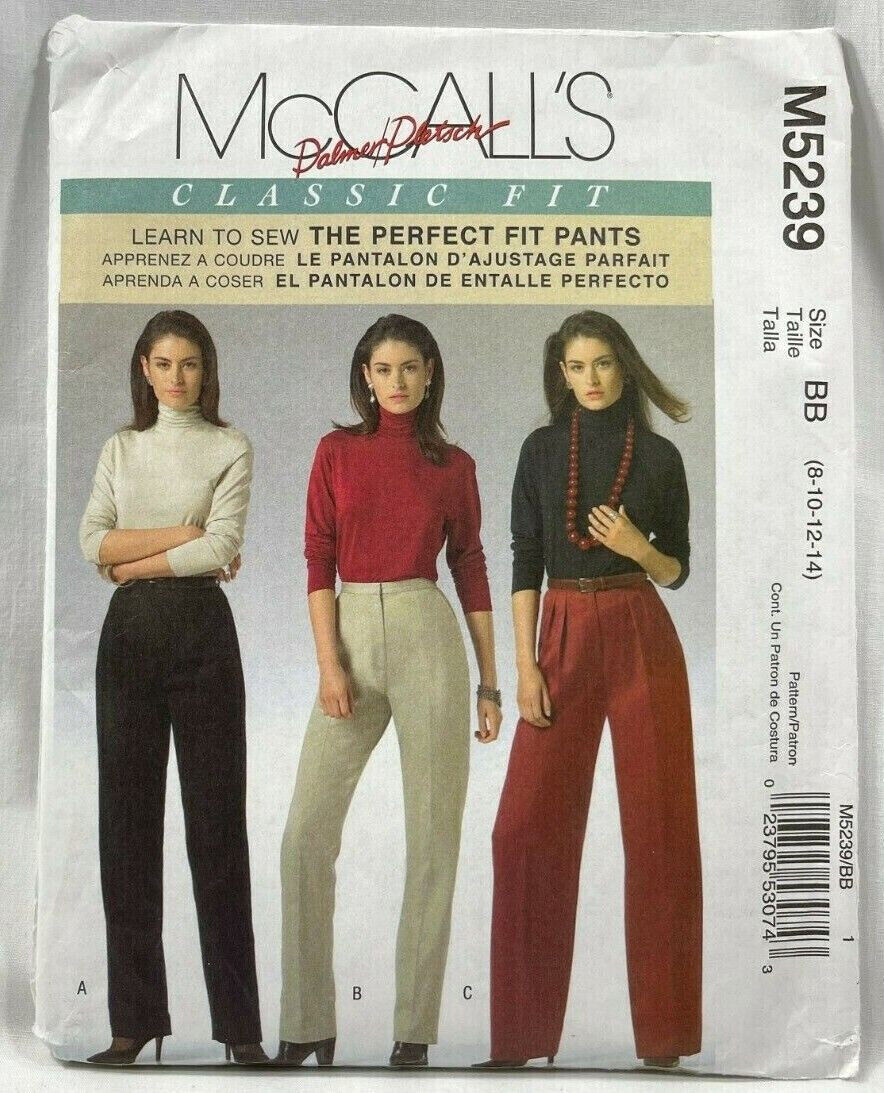 2006 McCalls Sewing Pattern M5239 Womens Pants 3 Styles Size 8-14 Wardrobe 9094