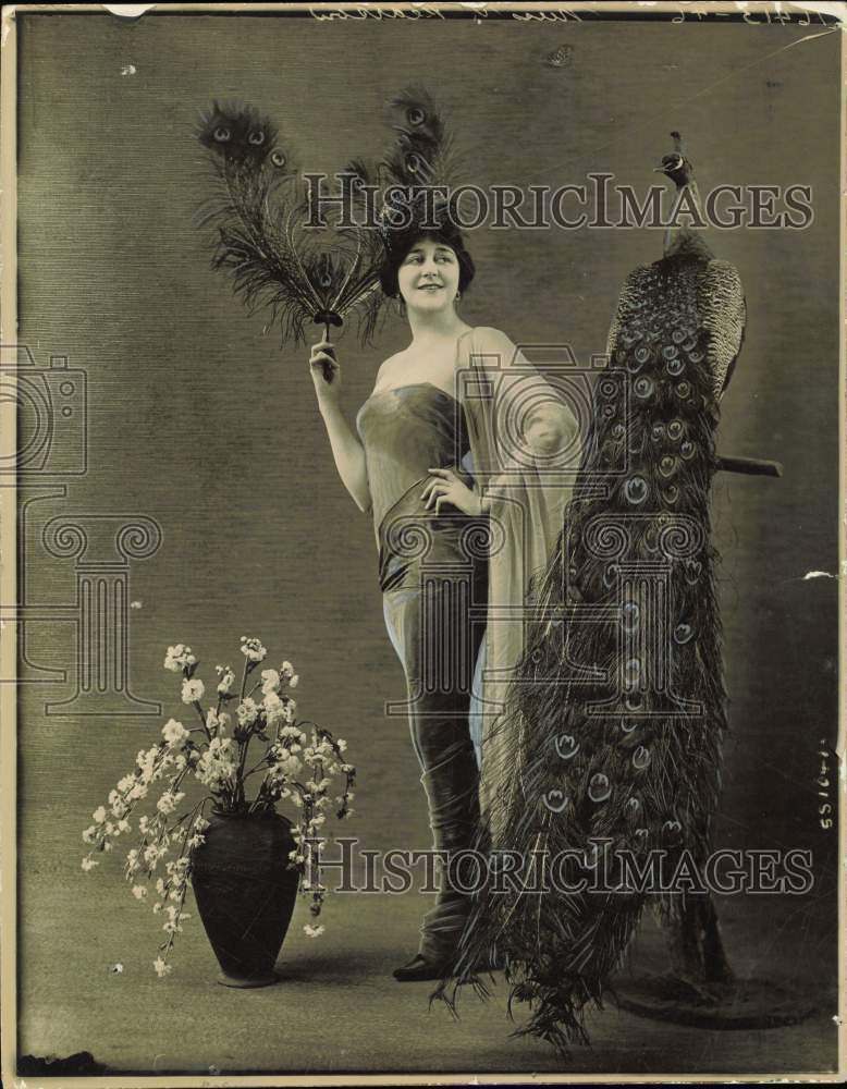1919 Press Photo American Stage And Film Actress Known For Work With War Wounded