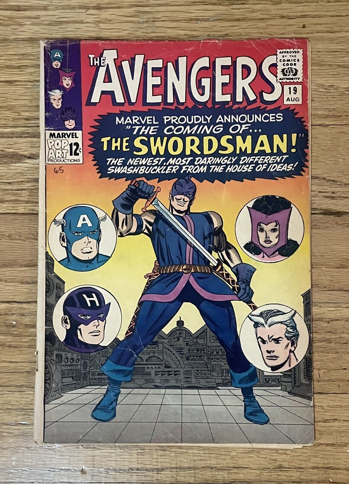 Avengers #19 1965 1st Appearance Of The Swordsman .5 Grade