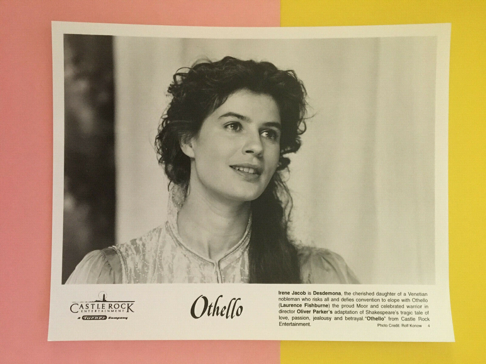 Irene Jacob , Othello , original vintage press headshot photo