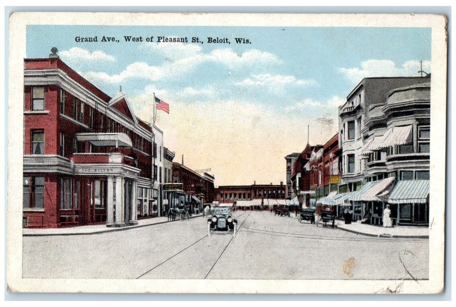 1918 Grand Ave. West Pleasant Exterior Building St. Beloit Wisconsin WI Postcard