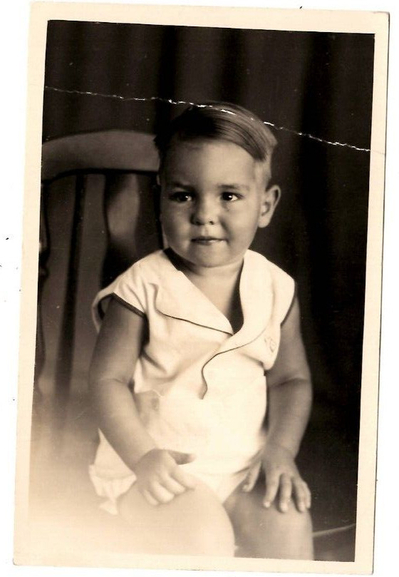 Postcard RPPC Jim Harell 2 Years Old Ft Davis Panama Photograph Portrait