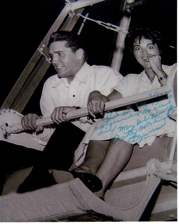 ANITA WOOD BREWER signed autographed 8x10 w/ ELVIS PRESLEY photo GREAT CONTENT