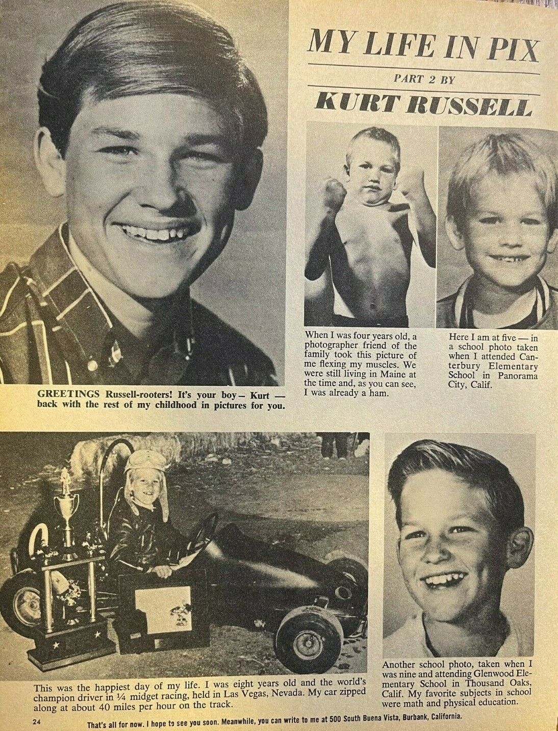 1967 Actor Kurt Russell