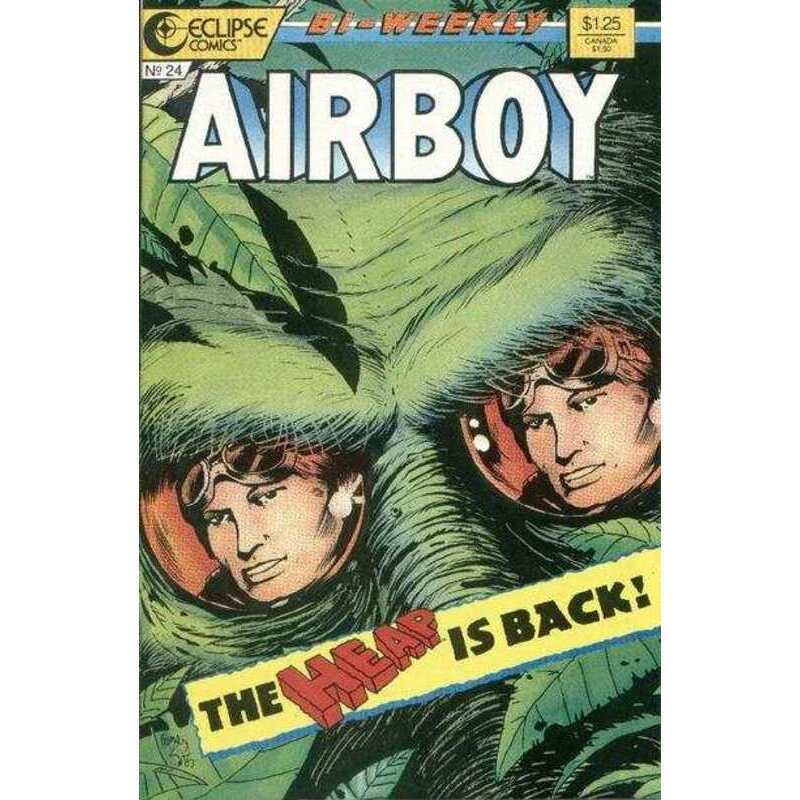 Airboy #24  - 1986 series Eclipse comics NM+ Full description below [q\