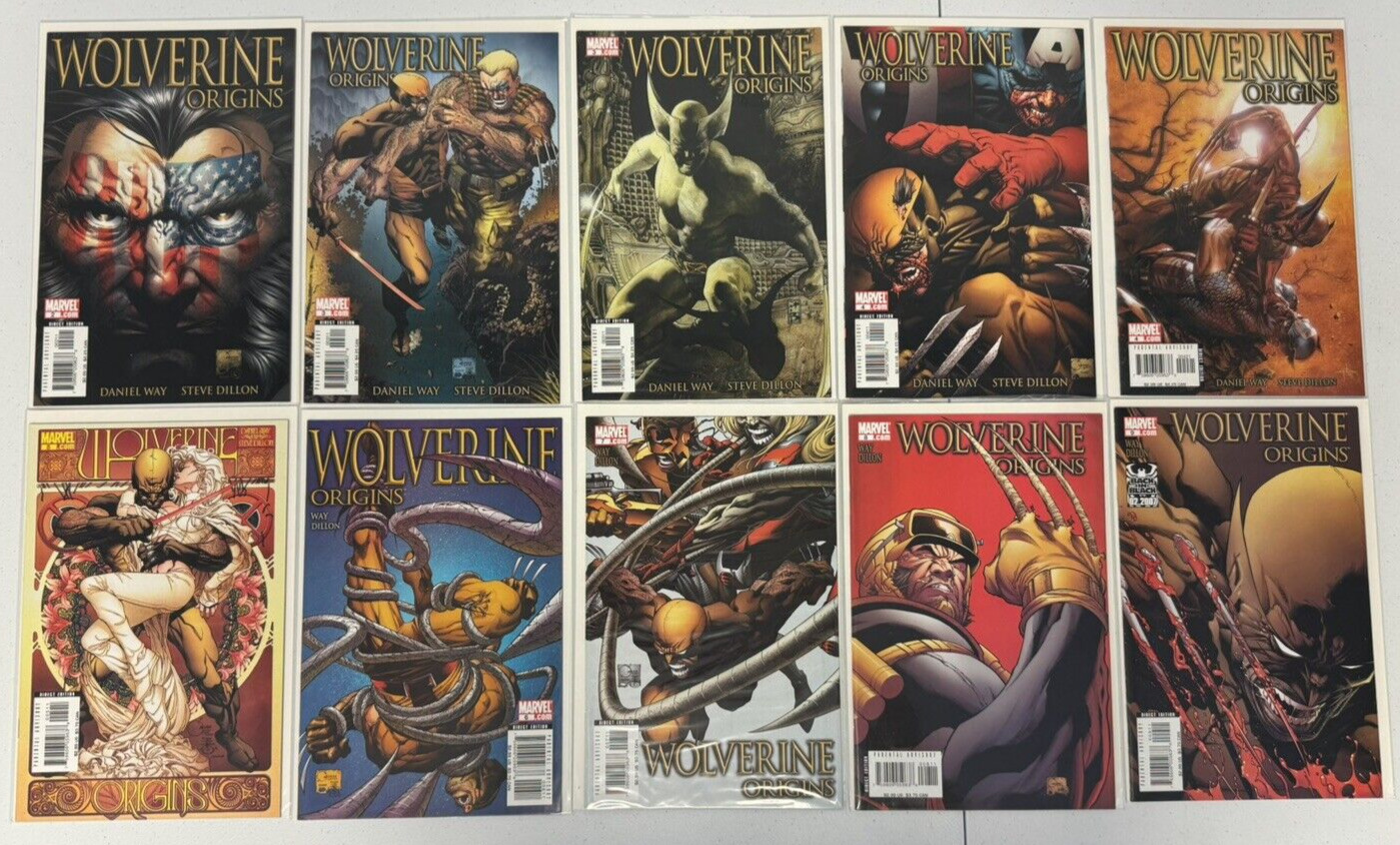 Wolverine Origins #2-50 Run + Annual #1 DC Comics 2006 Lot of 43 NM-M