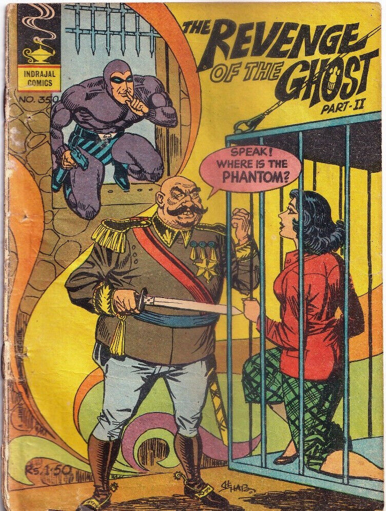 Phantom English Indrajal Comics Number 350 - The Revenge of The Ghost -02 (1980)