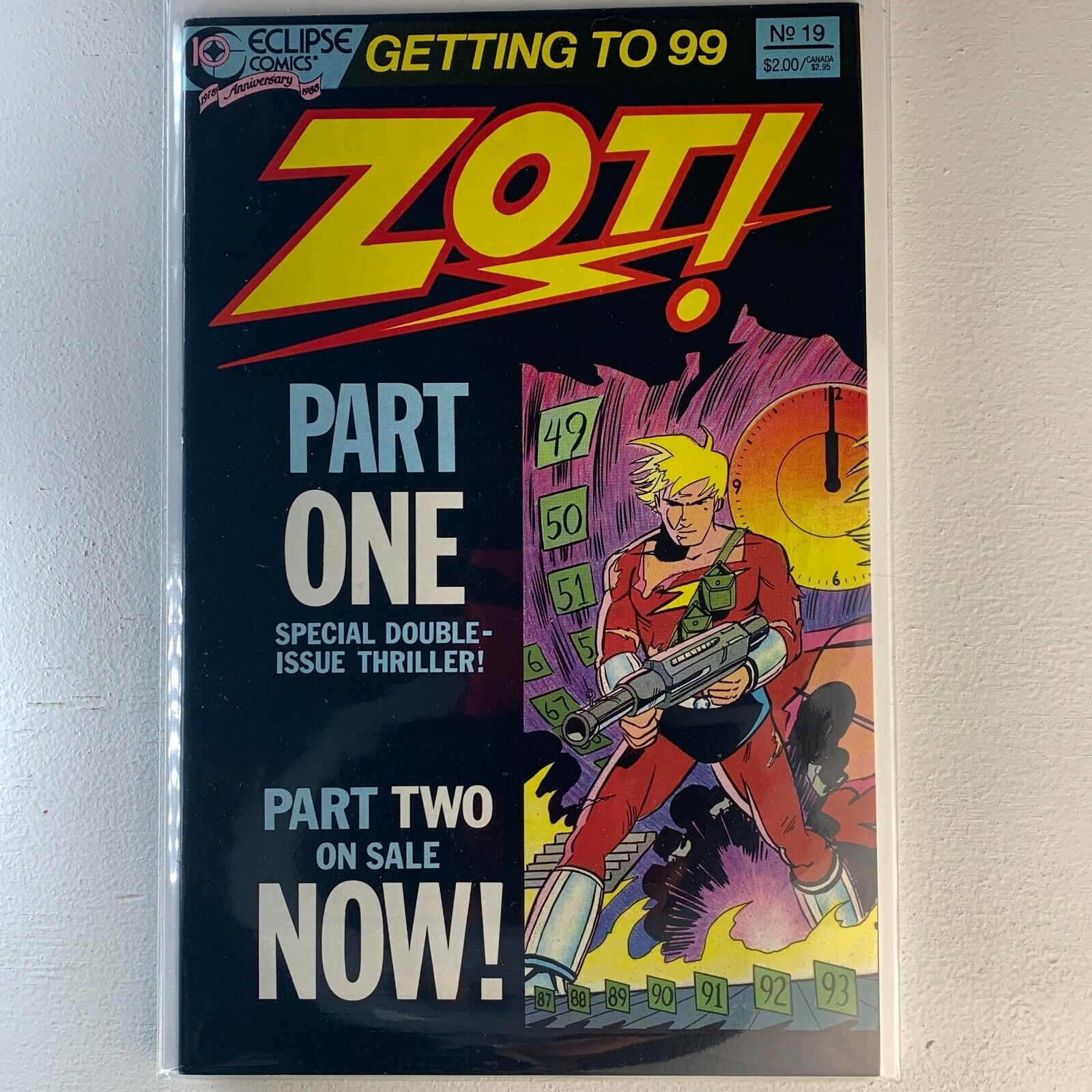 Zot #19 1988 Comic Book Getting to 99