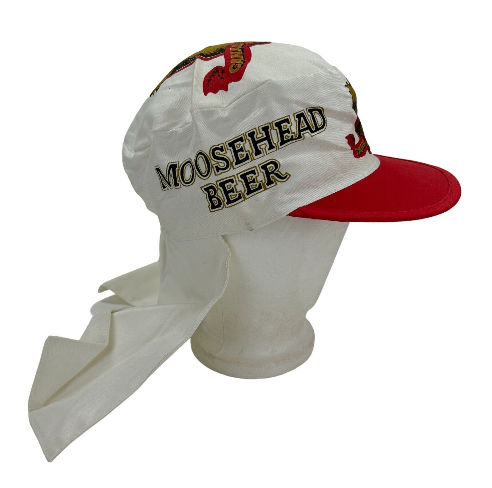 Moosehead Beer Painters Cap Hat Vintage 1980’s Canadian Lager