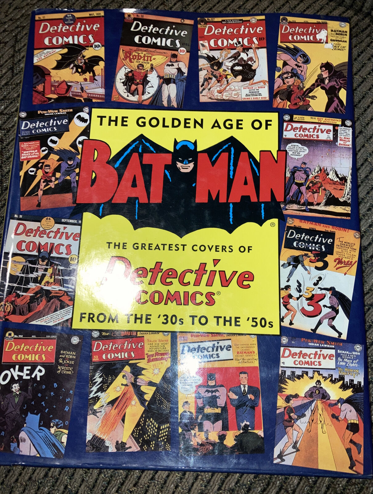 The Golden Age of Batman: Greatest Covers 30's to 50's (1994, Hardcover) - VG