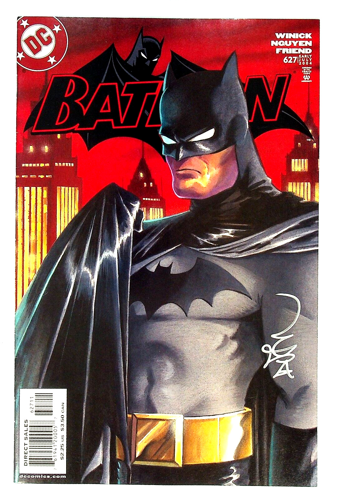 Batman #627 Signed by Dustin Nguyen DC Comics