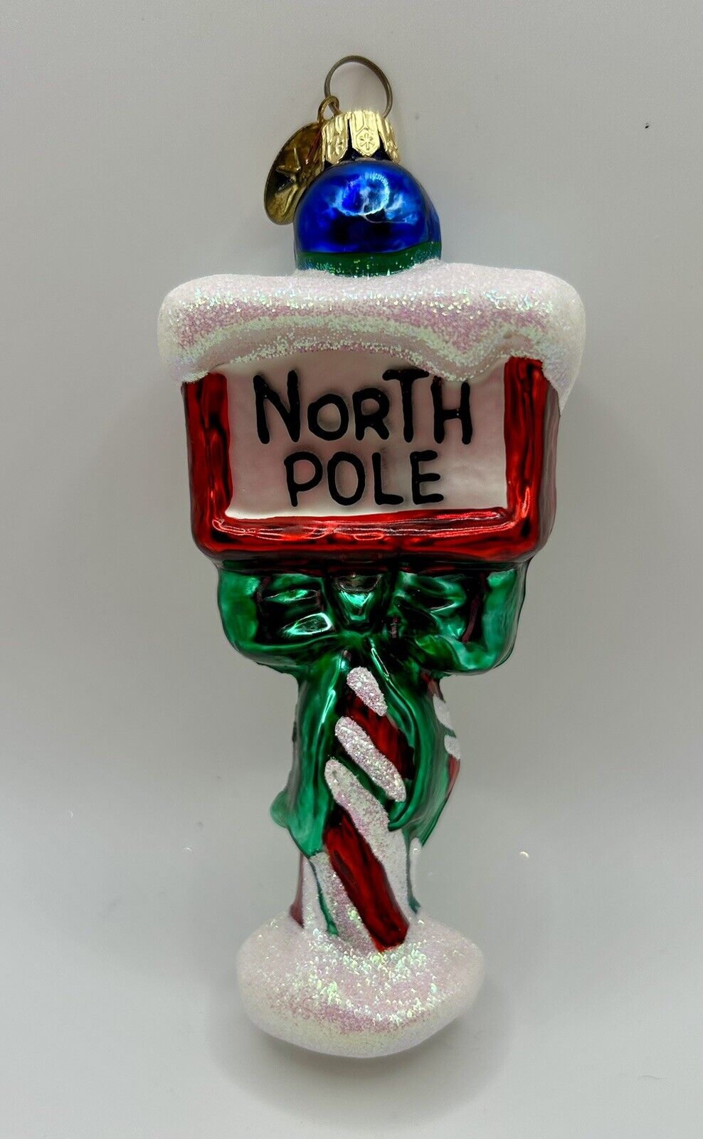 Christopher Radko “Signs Of Santa” North Pole Ornament 
