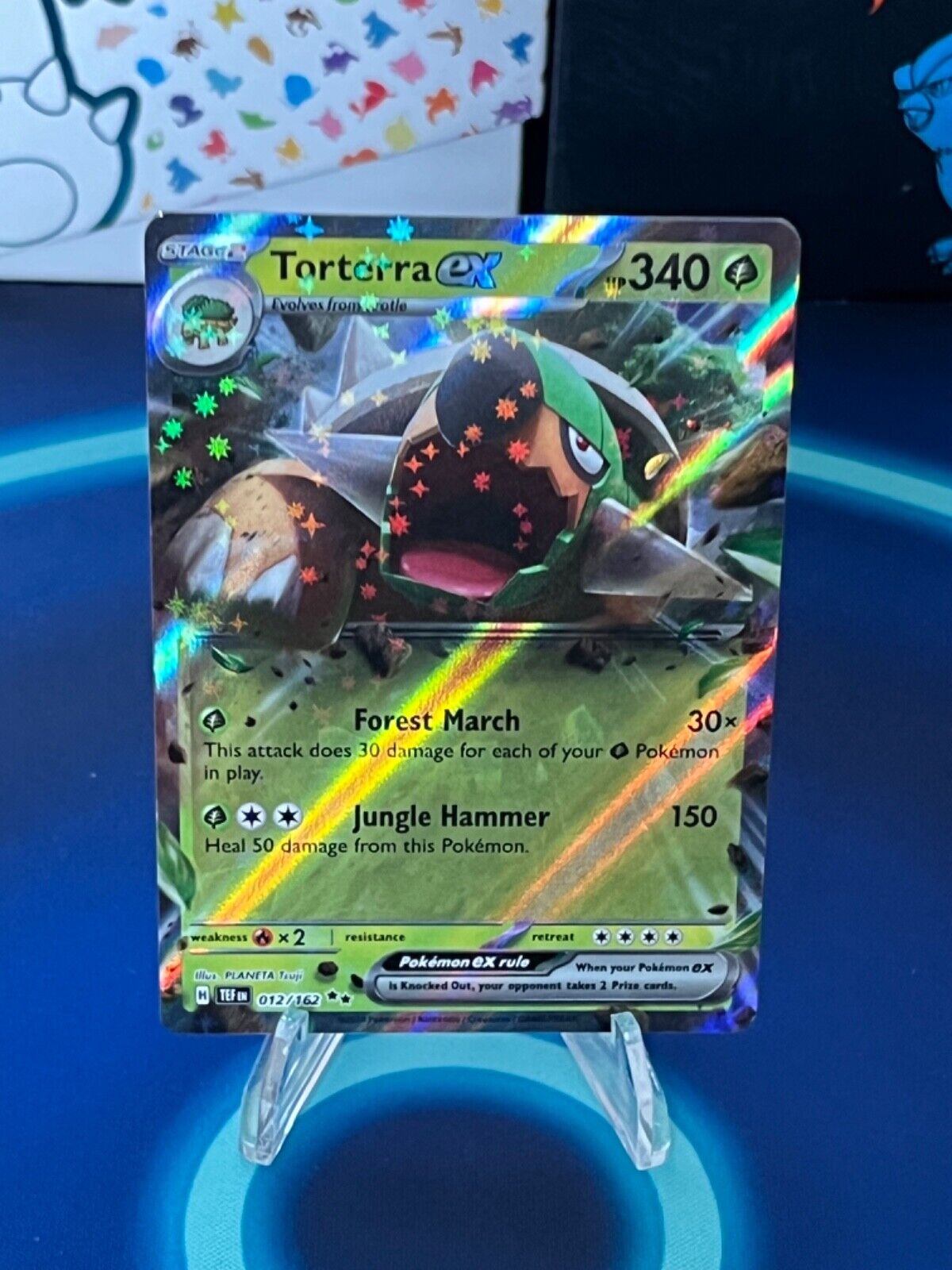 Pokémon TCG - Torterra EX 012/162 - Temporal Forces Double Rare - Mint/Near Mint