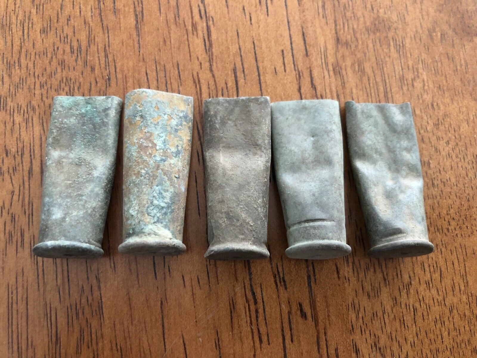 Lot Of 5 Dug Relics Indian Wars 50-70 Fired Cases