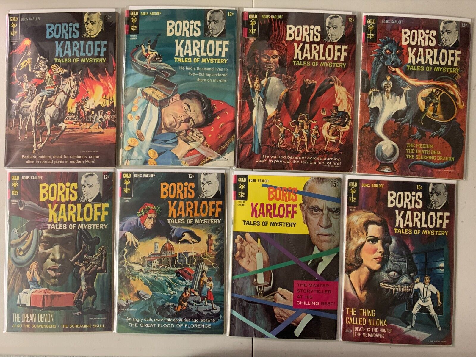 Boris Karloff Tales of Mystery Gold Key Comics lot #10-66 33 diff (1965-76)