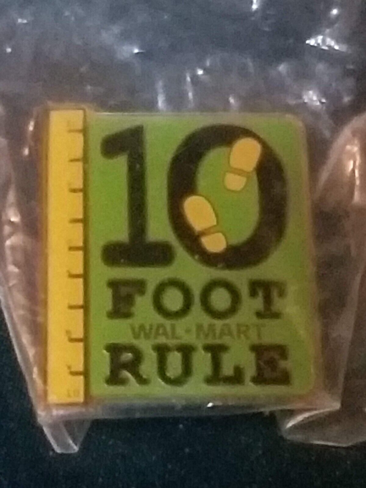 Walmart Limited Collectible 10 Foot Rule Pin *RETIRED PIN*