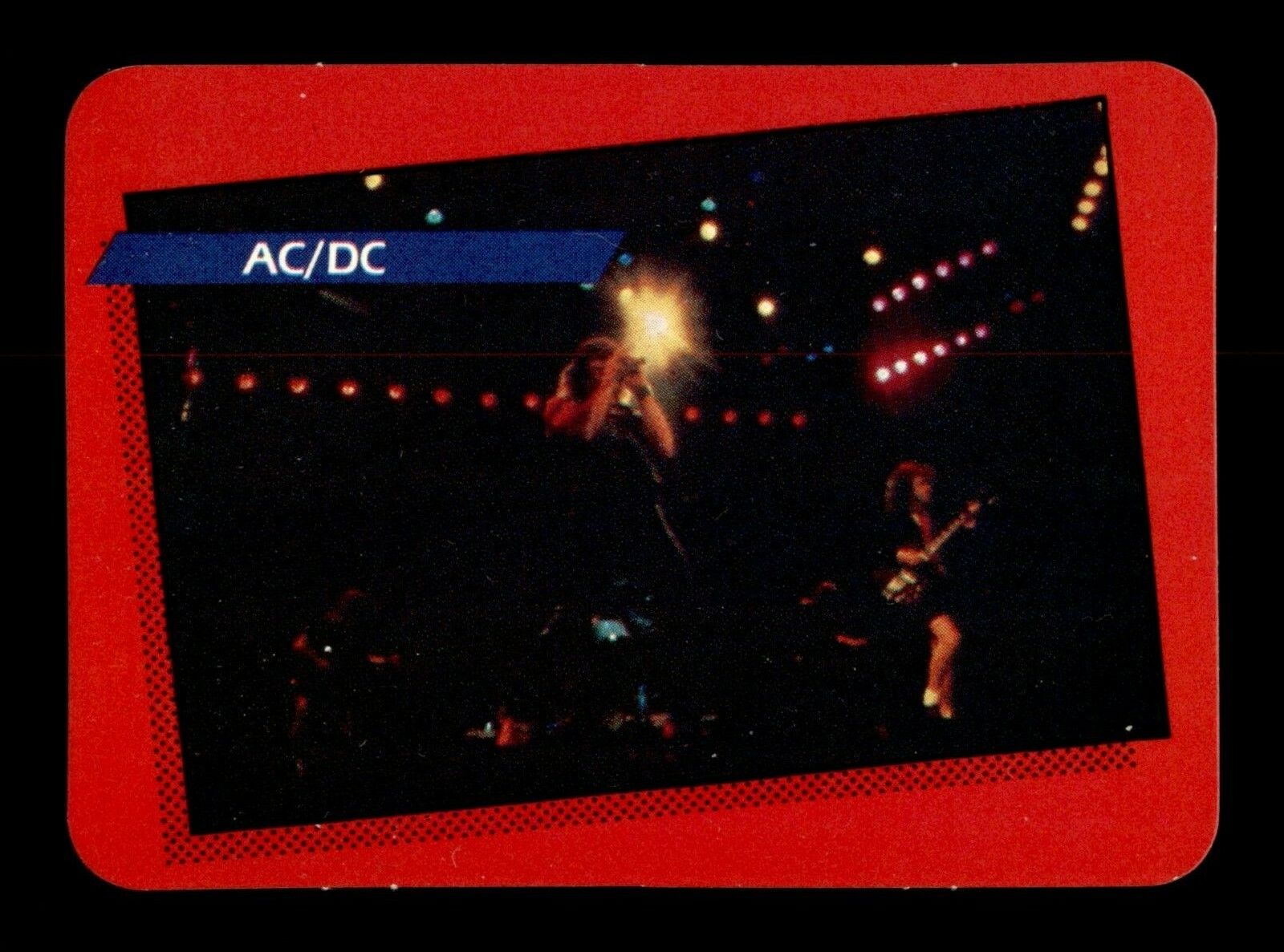 1985 AGI INC. ROCK STAR CONCERT CARDS AND STICKERS SEE DROP DOWN MENU