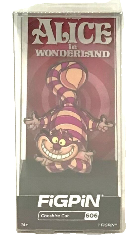 FiGPiN Alice In Wonderland Cheshire Cat #606 Collectible Pin