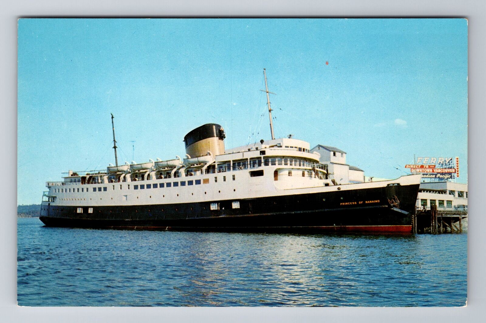 SS Princess Of Nanainmo, Ship, Transportation, Antique Souvenir Vintage Postcard