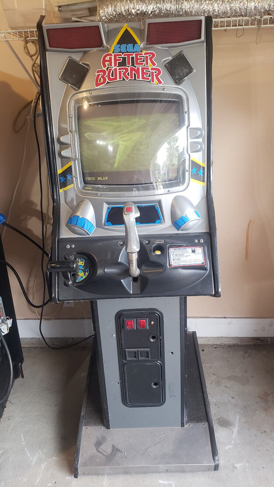 After Burner Sega COIN-OP Arcade Machine Original Fully Working WITH CRT