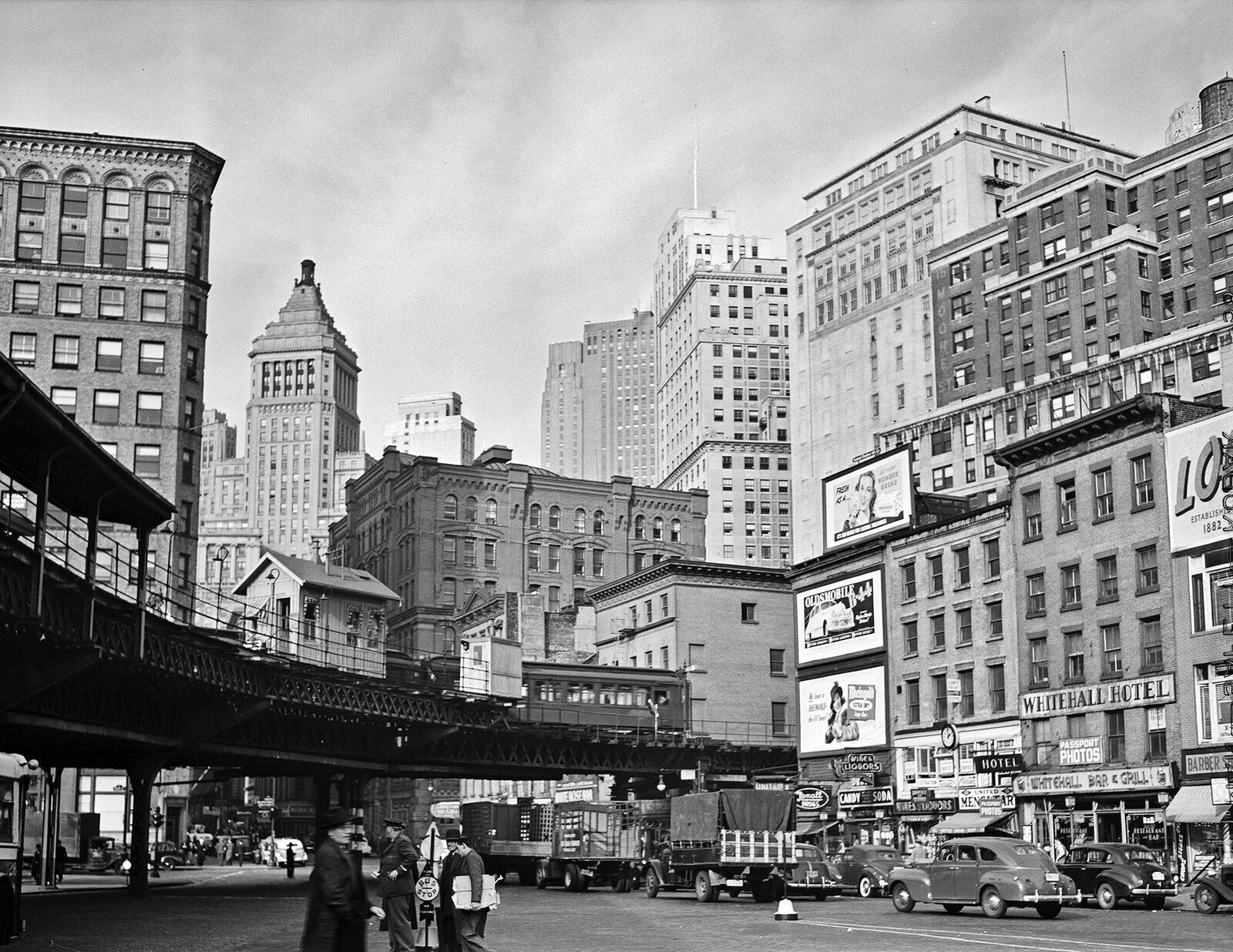 1941 Lower Manhattan New York City NY Vintage Old Photo 8.5\