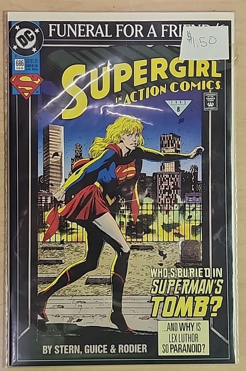 Action Comics #686 Supergirl (DC Comics February 1993) 🔥MINT🔥
